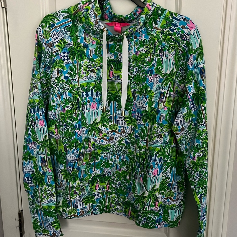 Lilly Pulitzer Funnel Neck Popver